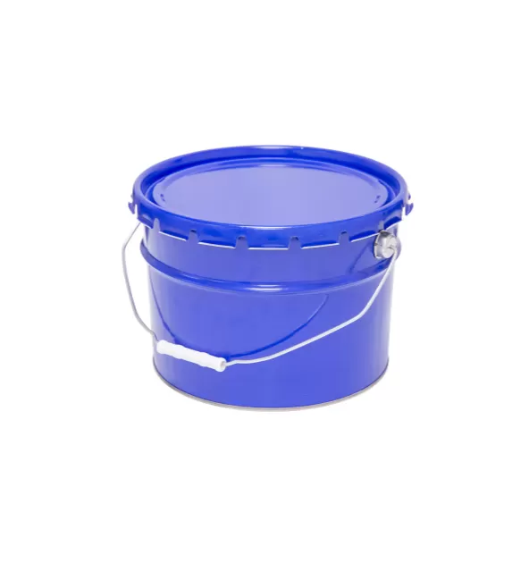 Ведро металл 10л. крышка-корона, с покрытием внутри , арт. ВМк 10с с покрытием (Б), код: 28086