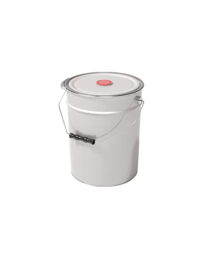 Ведро металлическое 20 литров с крышкой берикап 57мм, арт. ВМо 20б берикап 57мм, код: 25550
