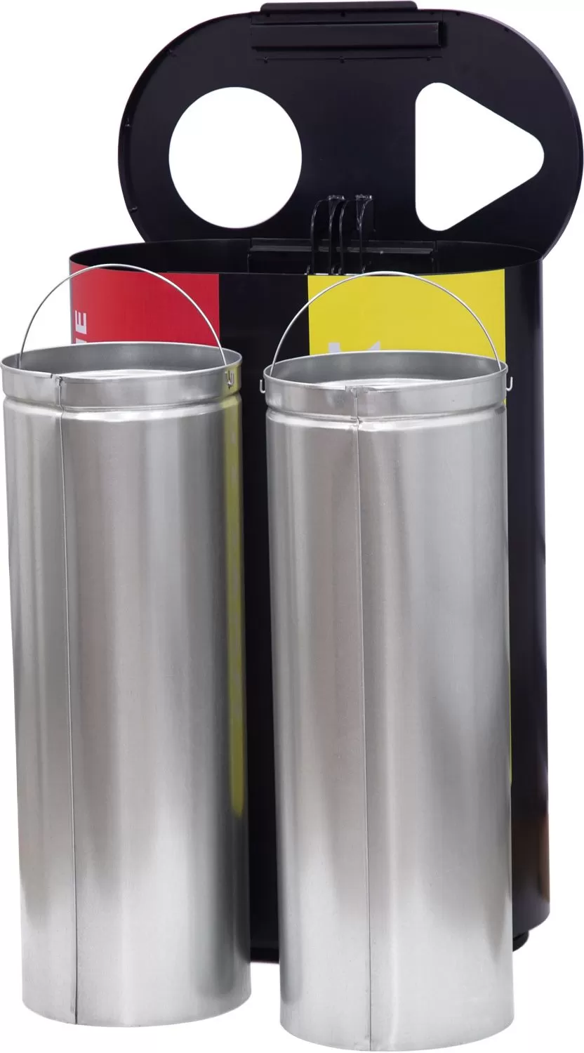 Урна металлическая для раздельного сбора мусора