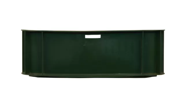 Ящик сплошной 430×330×110 мм, объем 12 л., арт.: 405, зелёный, код: 00433