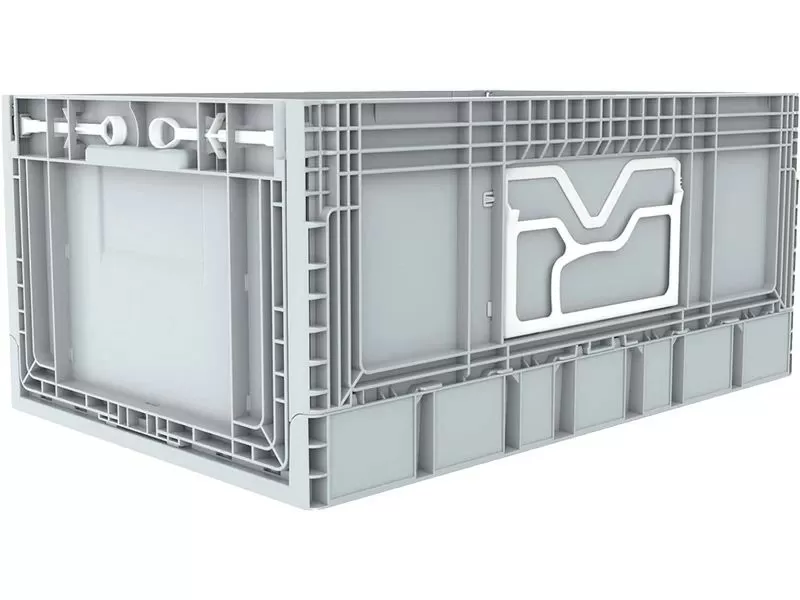 Ящик 600х400х270 сплошной, складной, код: 34389