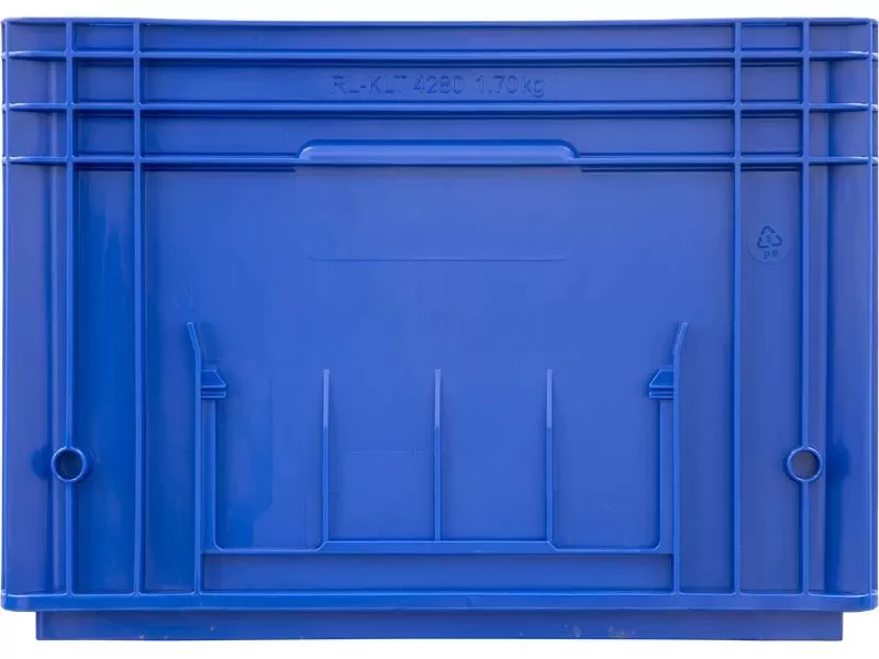 Ящик перфорированный 396×297×280, арт.: 4280 RL-KLT, объём 24.1, голубой, код: 20584