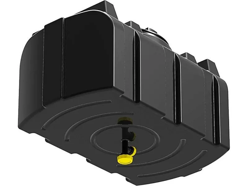 Пластиковый бак для душа 100 литров, арт.: Бак R 100, цвет: чёрный, код: 25913