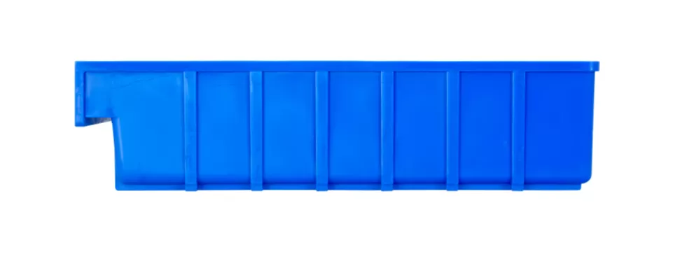 Ящик сплошной 400×185×100 мм, объем 7.4 л., арт.: 6003, синий, код: 10460