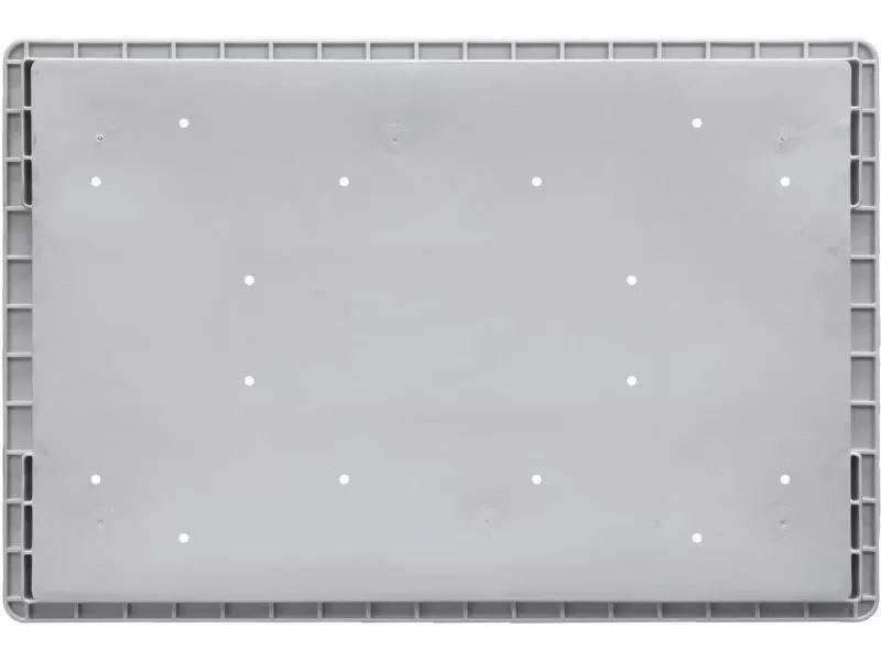 Ящик перфорированный 594×396×280, арт.: 6280, объём 51, серый, код: 20716