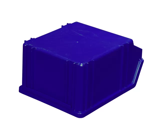 Ящик сплошной 290×230×150 мм, объем 10.01 л., арт.: 7962, синий, код: 01686