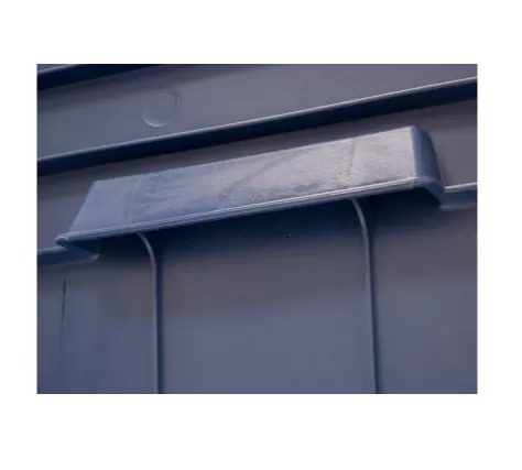 Ящик сплошной 710×500×455 мм, объем 122 л., арт.: 425, синий, код: 00964