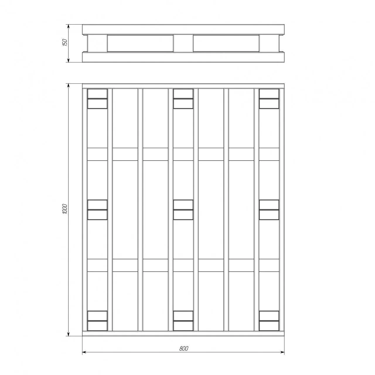 Металлический поддон Золотой стандарт