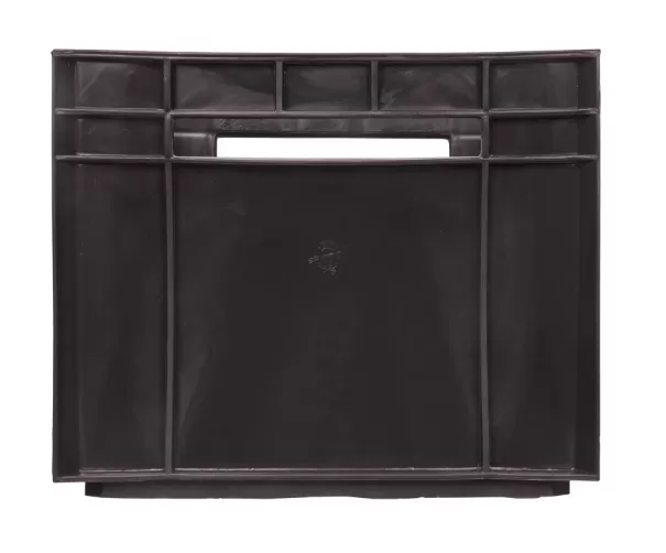 Ящик сплошной 430×345×285 мм, объем 34 л., арт.: 309-1, чёрный, код: 03916