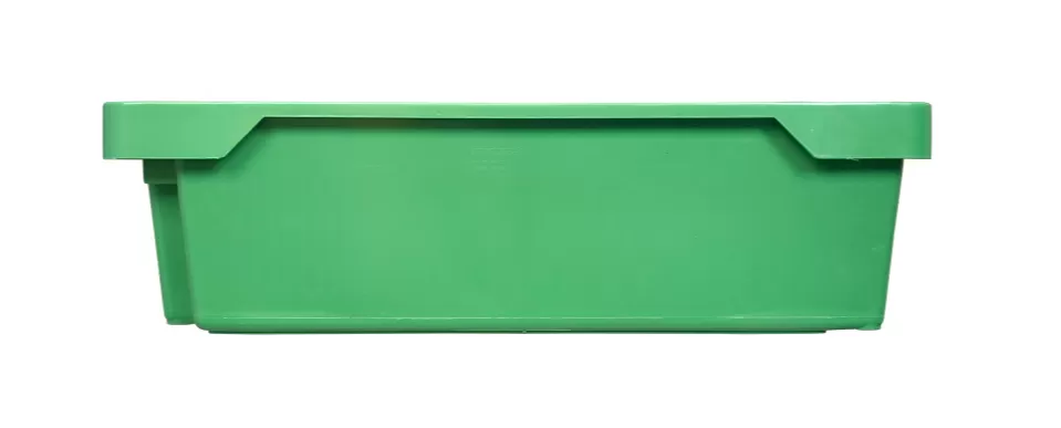 Ящик сплошной 800×400×225 мм, объем 72 л., арт.: 211, зелёный, код: 05551