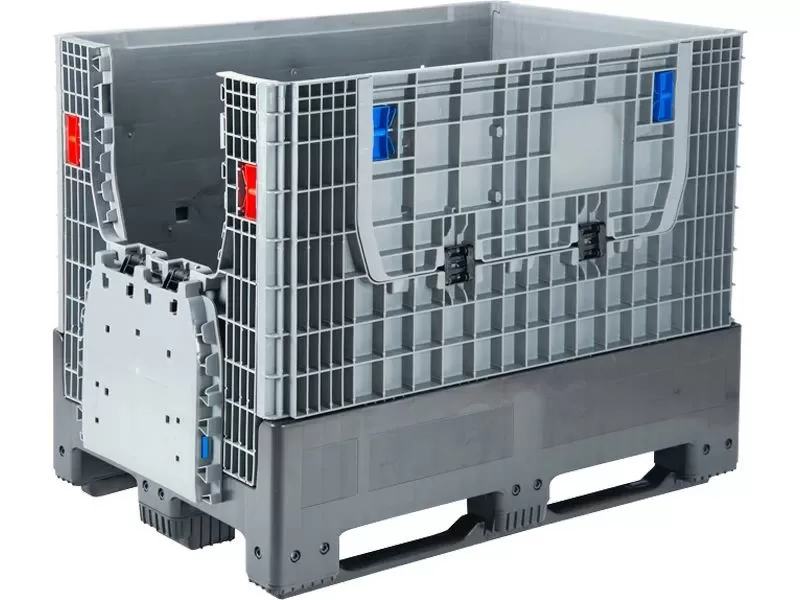 DPF-Box 1208S 1200x800x950 мм сплошной разборный на 3-х полозьях с 2-мя откид. дверцами, арт. DPF-Box 1208 S-S(3) F2, код: 18721