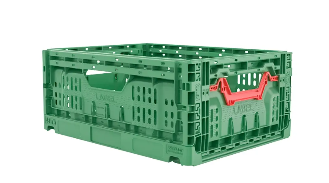 Ящик 400х300х170 складной, перфорированный, код: 38571