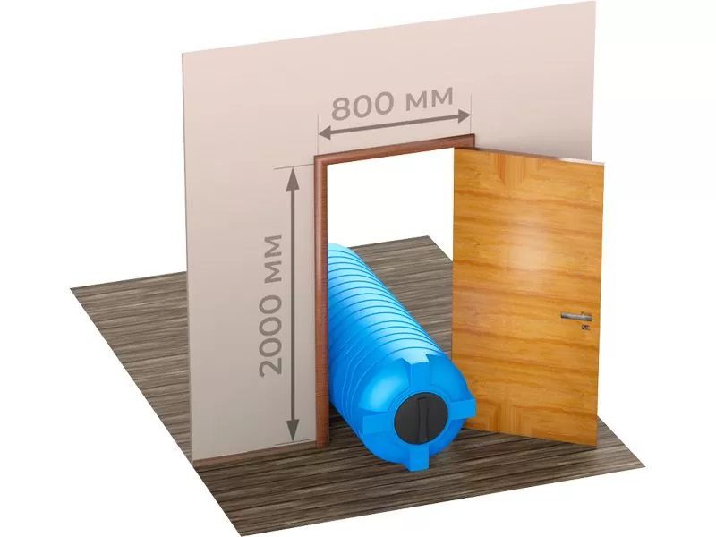 Ёмкость 800л. вертикальная, цилиндрическая