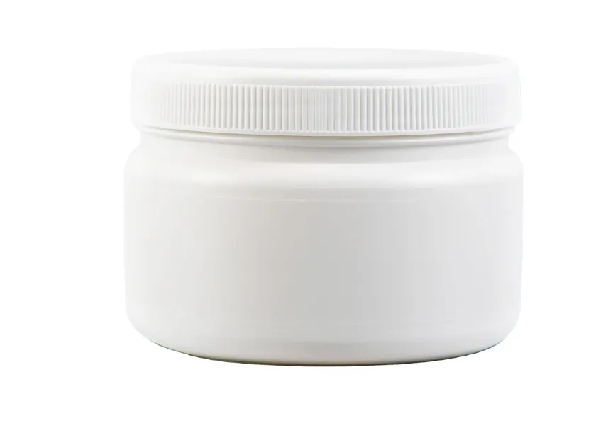 Банка п/э 0,45л. круглая, с крышкой и прокладкой под запайку, код: 40742