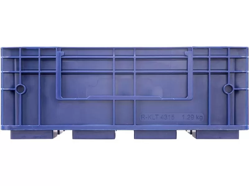 Ящик 4315 R-KLT 396х297х147,5, объем 10.1, синий, код:20563