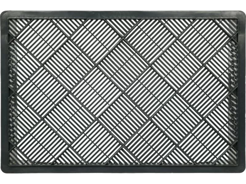 Ящик перфорированный 600×400×190, арт.: 106, объём 48, чёрный, код: 00363