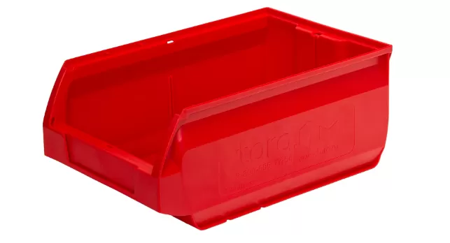 Ящик сплошной 350×230×150 мм, объем 12.08 л., арт.: 5003, красный, код: 10038