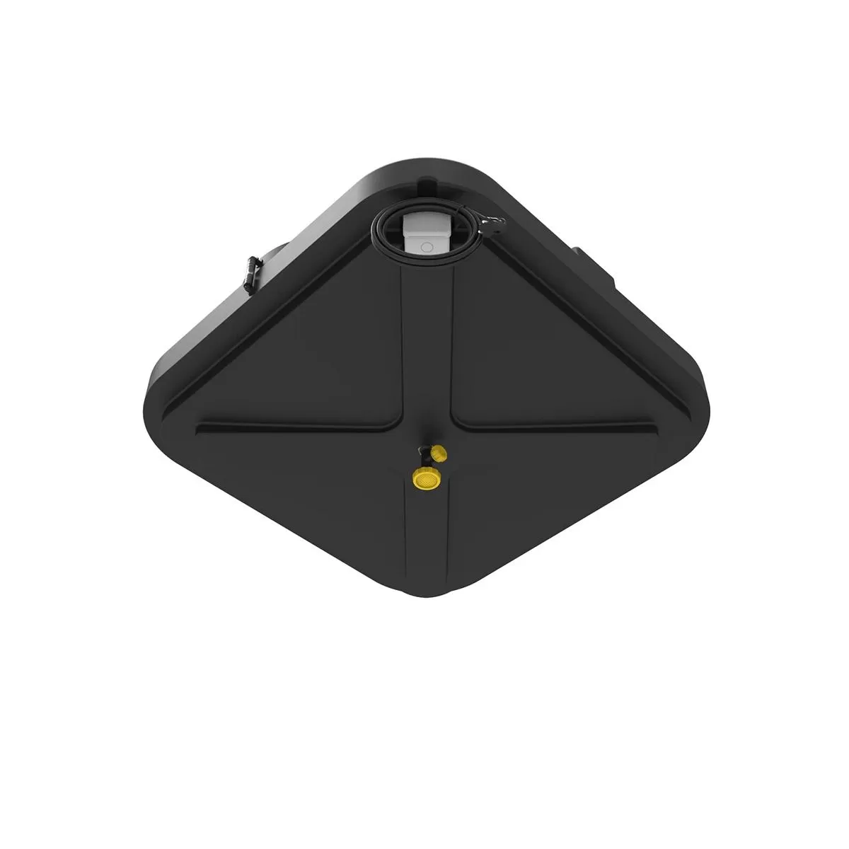 Пластиковый бак для душа 150 литров с подогревом, арт.: Б-150 с подогревом, цвет: чёрный, код: 23014