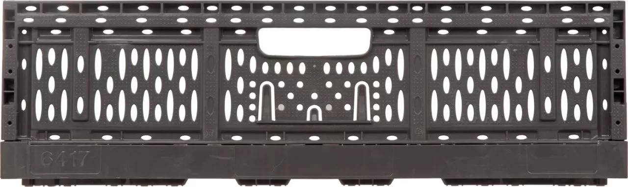 Ящик перфорированный 600×400×170, арт.: 6417 А, объём 40.8, серый, код: 14568