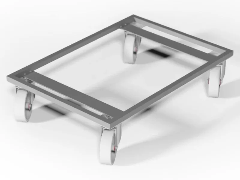 Тележка для 425 ящика, на полиамидных колёсах, арт. ТЛ-425, код: 21792