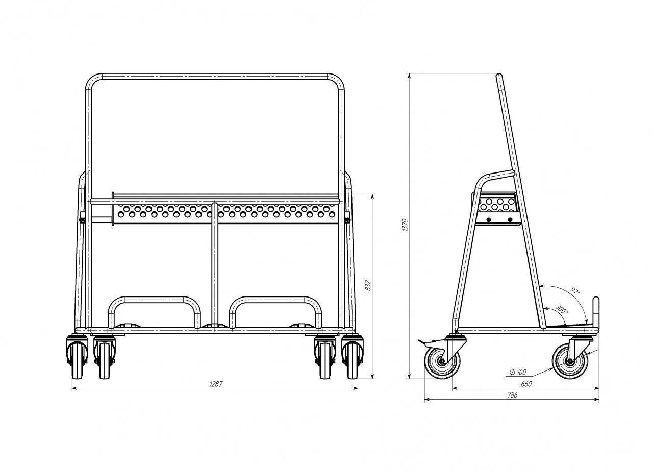 Тележка для длинномеров