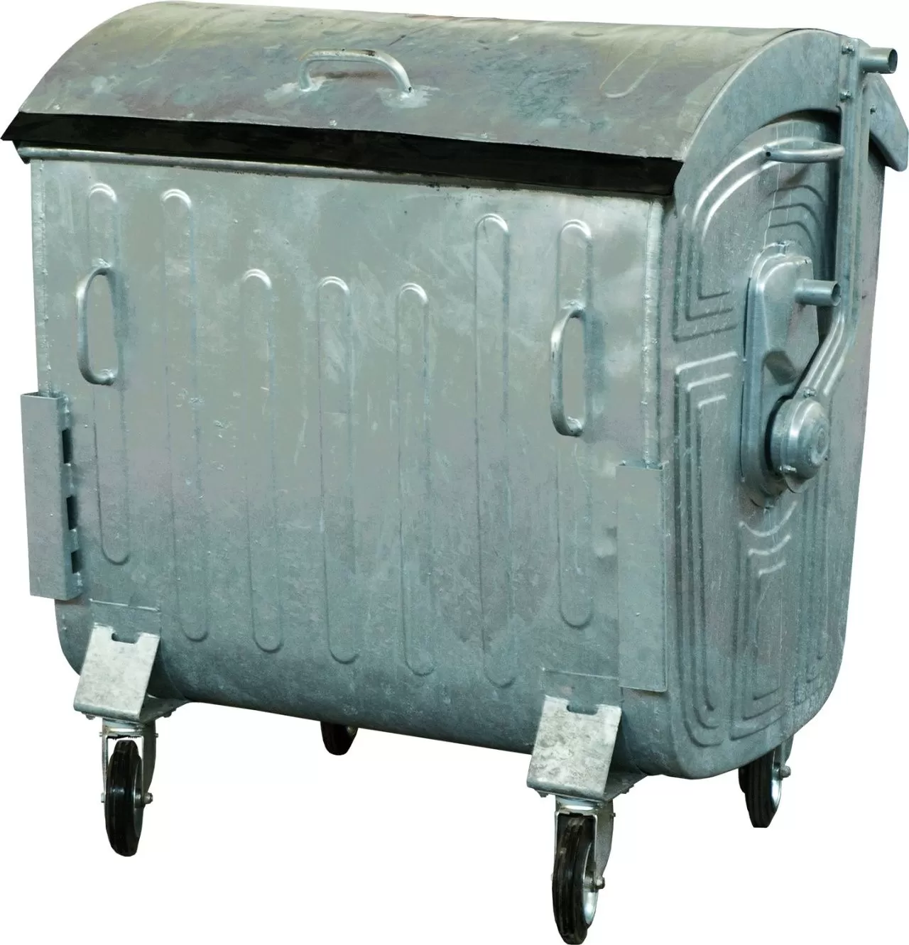 Оцинкованный мусорный контейнер 1100 литров