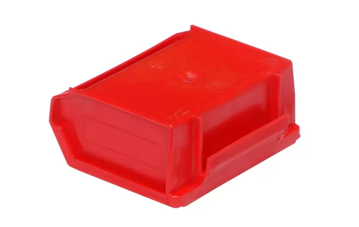 Ящик сплошной 96×105×45 мм, объем 0.45 л., арт.: 7924, красный, код: 00570