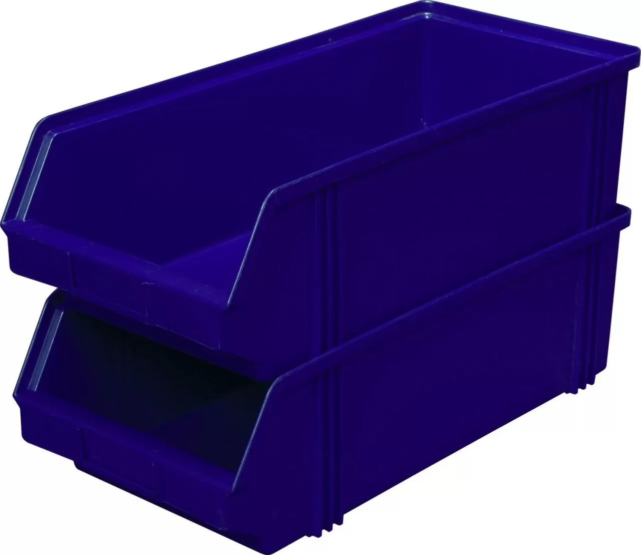 Ящик сплошной 500×230×150 мм, объем 17.25 л., арт.: 7964, синий, код: 01709