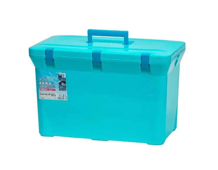 Изотермический контейнер 37л. с плечевым ремнемсиний, код: 29600