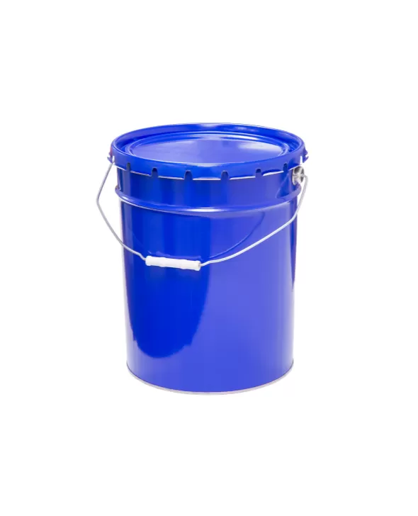 Ведро металл 20л. с крышкой-корона, с покрытием внутри, арт. ВМк 20с с покрытием (Б), код: 28130