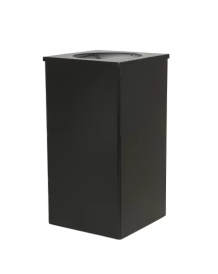 Урна 80 литров Квадро-24 черный, арт. Квадро-24 черный, код: 14734