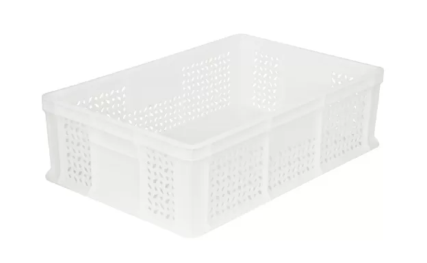 Ящик перфорированный 600×400×180, арт.: 706.01.02 м, объём 35, натуральный, код: 16414