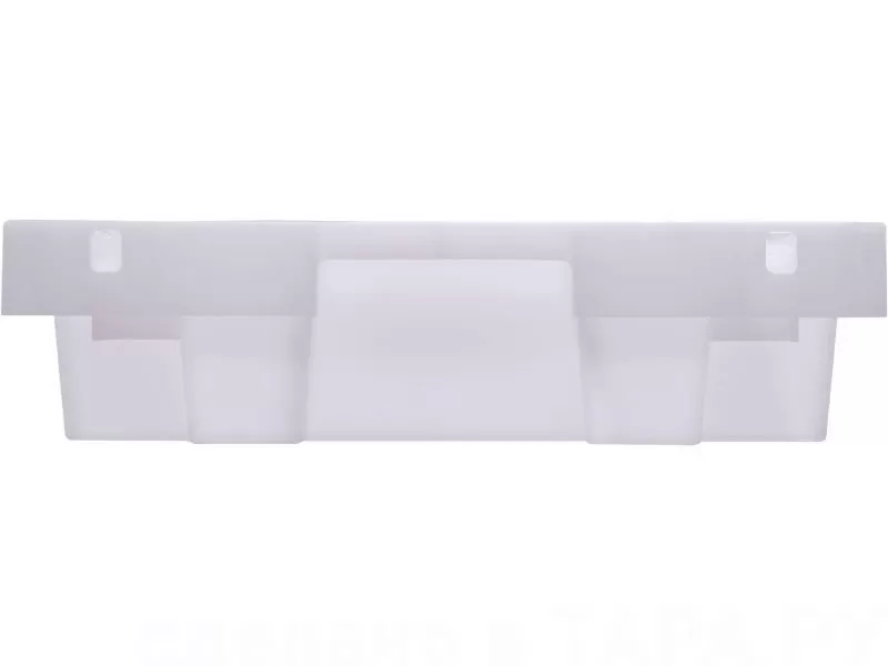 Ящик полимерный 600х400х100 сплошной с отверстиями, код: 32942