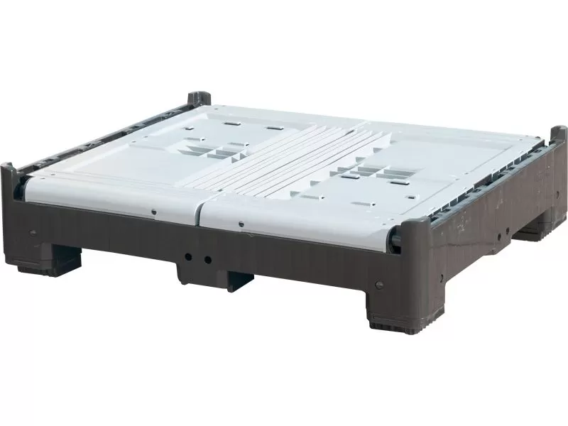 Разборный контейнер 1200x1000x800 сплошной на ножках