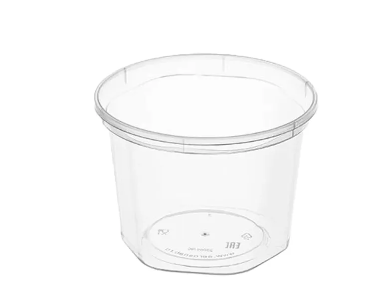 Контейнер п/п 280мл ромб d 96 мм c прозрачной крышкой,, код: 39504