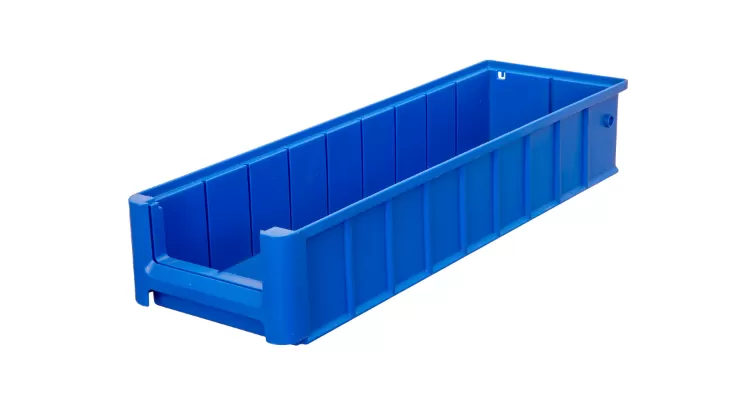 Ящик сплошной 500×155×90 мм, объем 6.98 л., арт.: SK 51509, синий, код: 12378