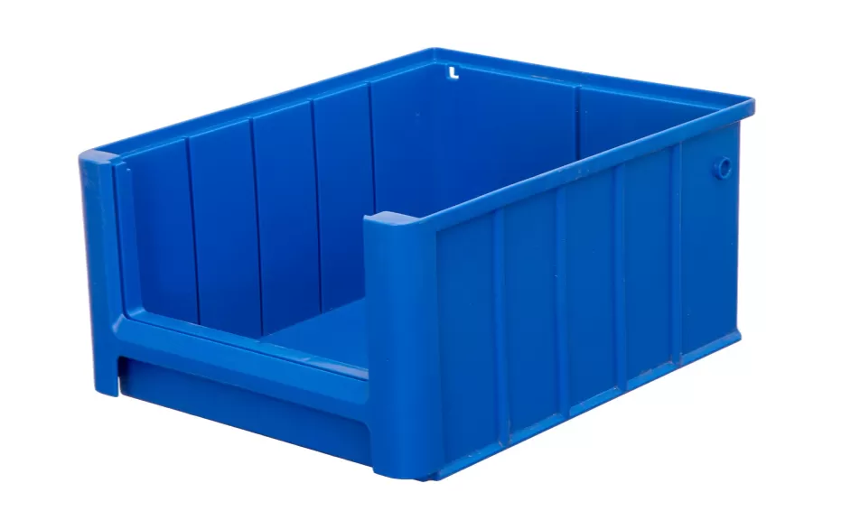 Ящик сплошной 300×234×140 мм, объем 9.83 л., арт.: SK 3214, синий, код: 12370