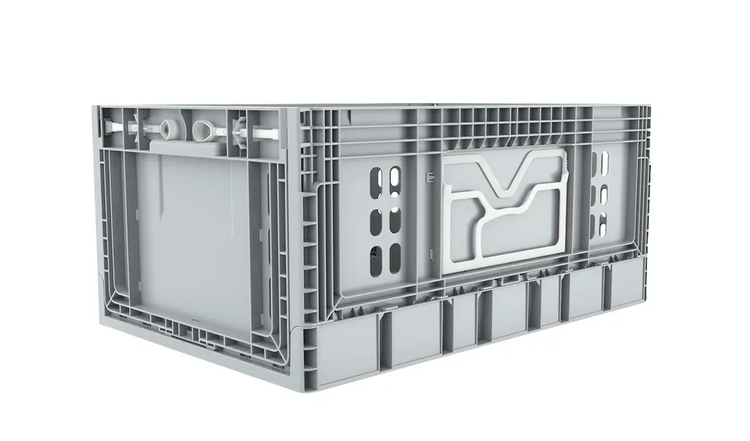 Ящик 600х400х270 с перфорацией , складной, код: 34390