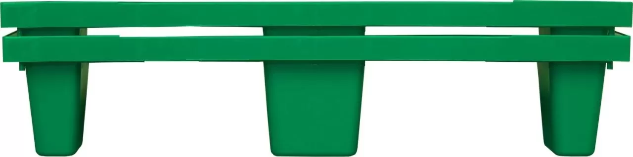 Паллет 1200х800х160 мм (перфорированный на 9 ножках вкладываемый) зеленый, арт. TR 1208 L зеленый, код: 12744