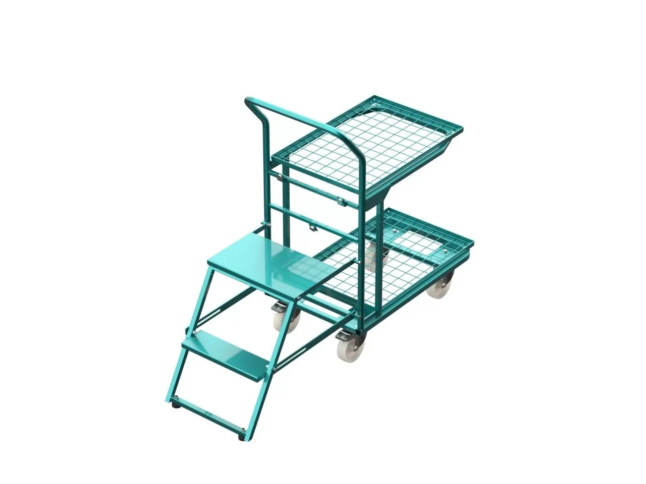 Тележка для подбора без выдвижного стола