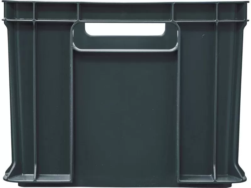 Ящик сплошной 400×300×230 мм, объем 21.6 л., арт.: 703.03.01, серый, код: 19446