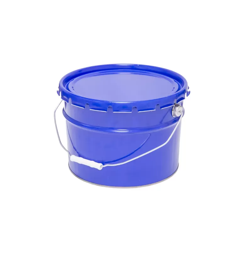 Ведро металлическое 10 л с покрытием внутри крышка-корона, арт. ВМк 10с с покрытием, код: 22878