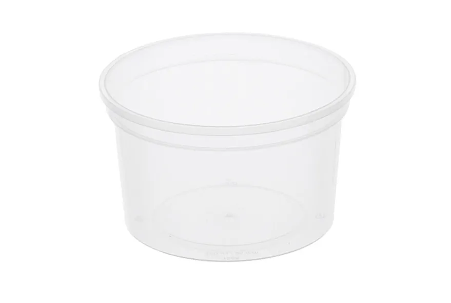 Контейнер п/п 250мл ромб d 96 мм c прозрачной крышкой, код: 39503