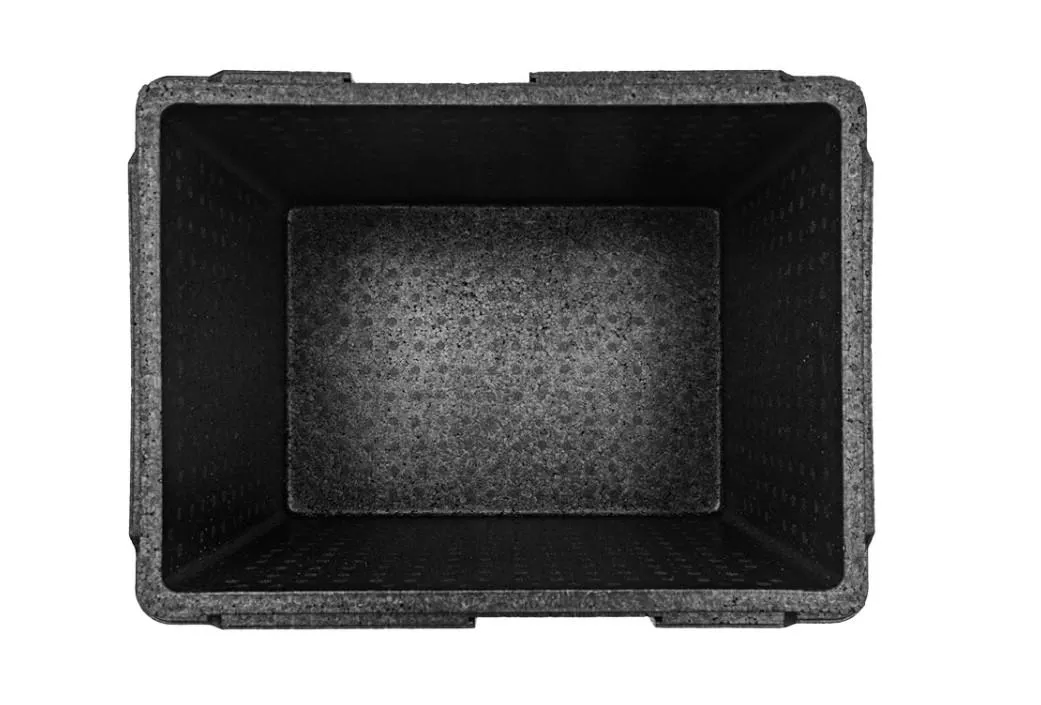 Контейнер 400х300х320 22л. изотермический, с датчиком температуры, с крышкой, плотность 55, код: 40420