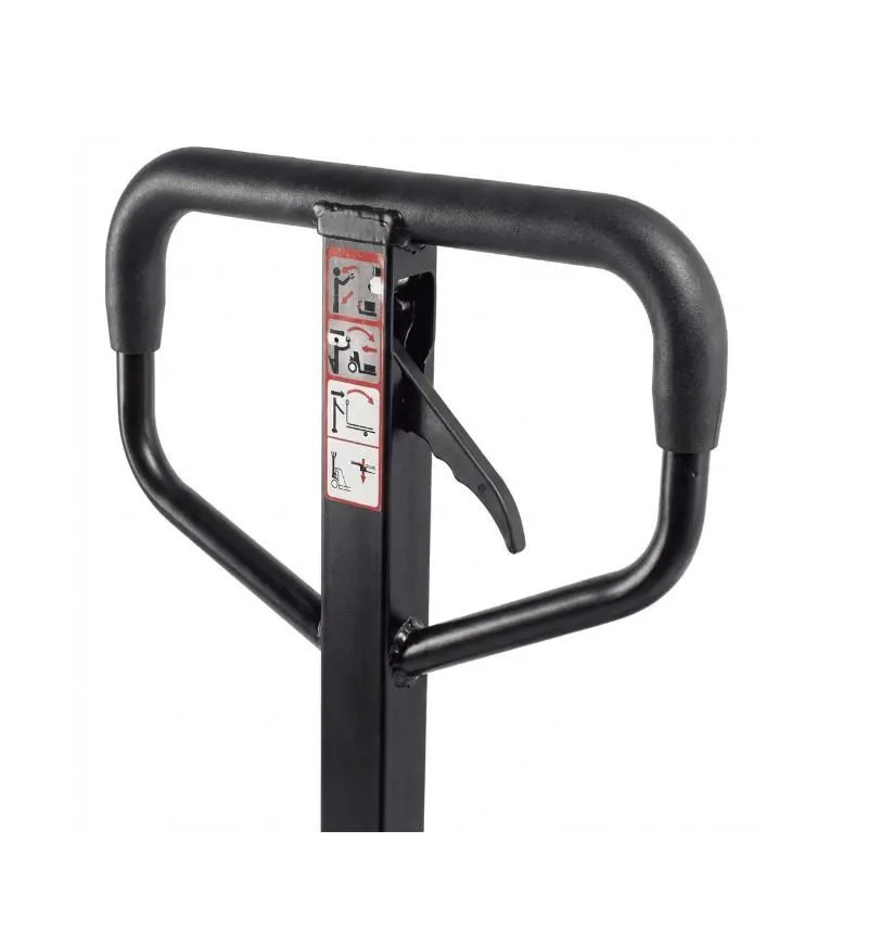 Гидравлическая тележка 2500 кг, вилы 1150 мм, ролики и колёса PU