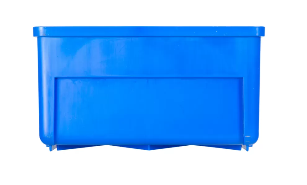 Ящик сплошной 500×185×100 мм, объем 9.25 л., арт.: 6004, синий, код: 10461