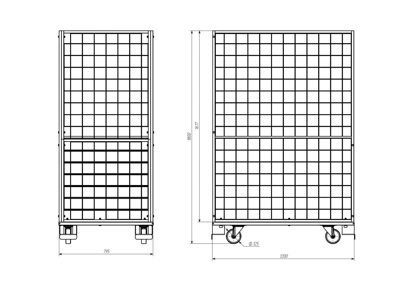 Контейнер для перевозки мусора