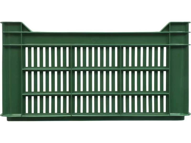 Ящик перфорированный 500×300×264, арт.: 112, объём 39.6, зелёный, код: 01543