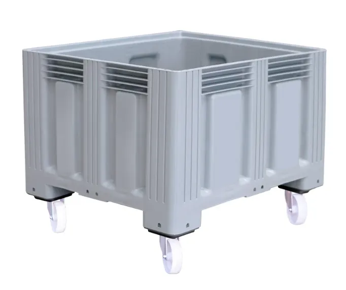 Контейнер п/э 1200х1000х918 сплошной, на колёсах, код: 26381