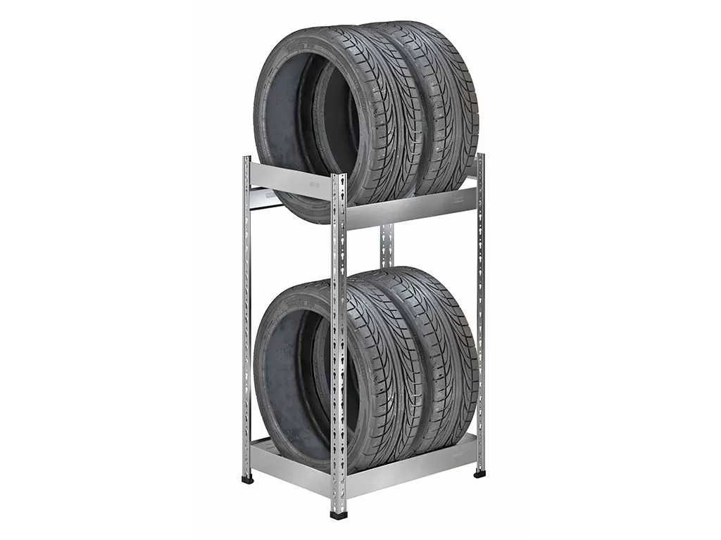 Стеллаж SB 1153/688х525 для хранения 4 шин оцинкованный